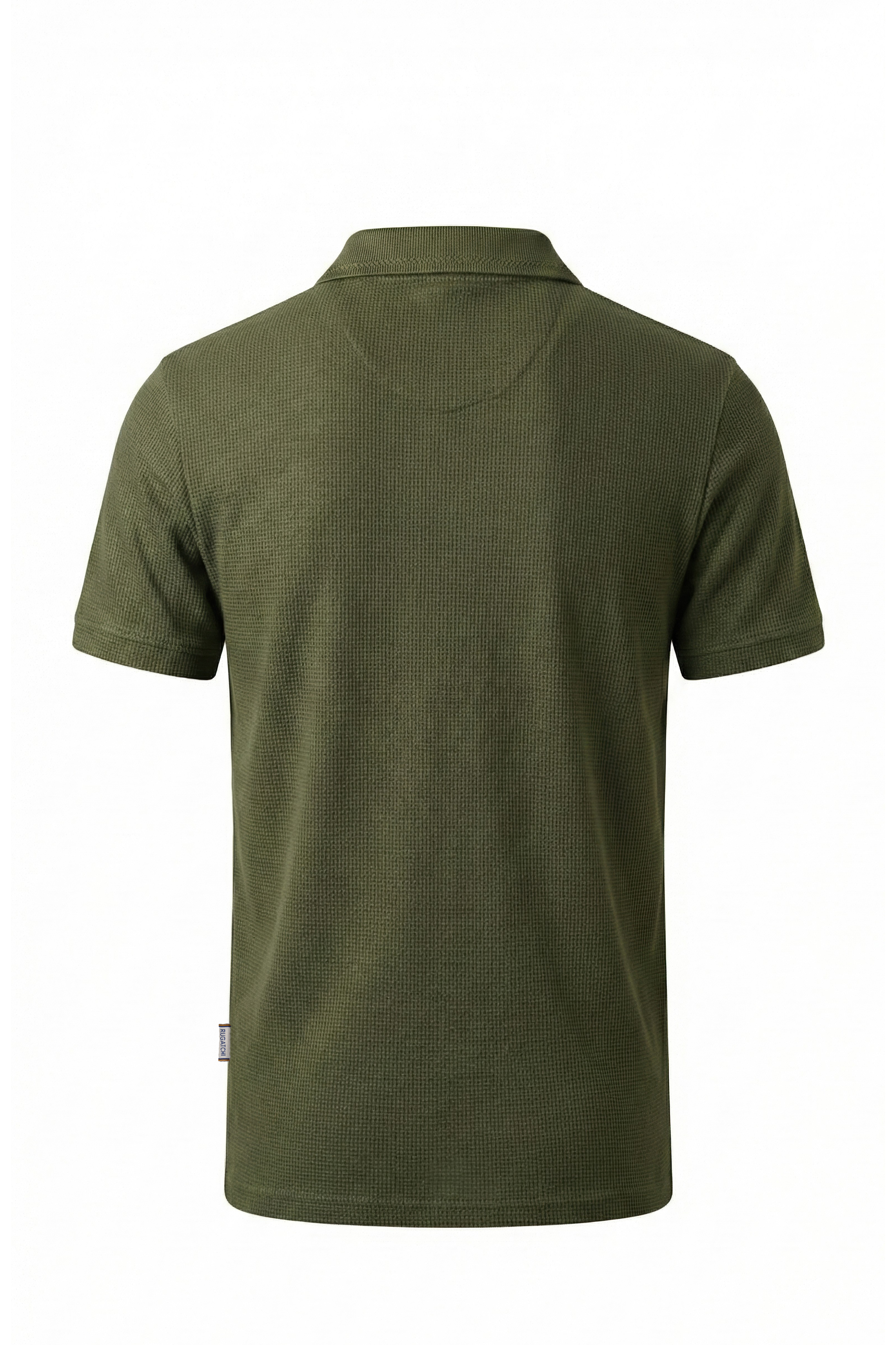 Erkek Waffle Dokulu Cepli Günlük Polo