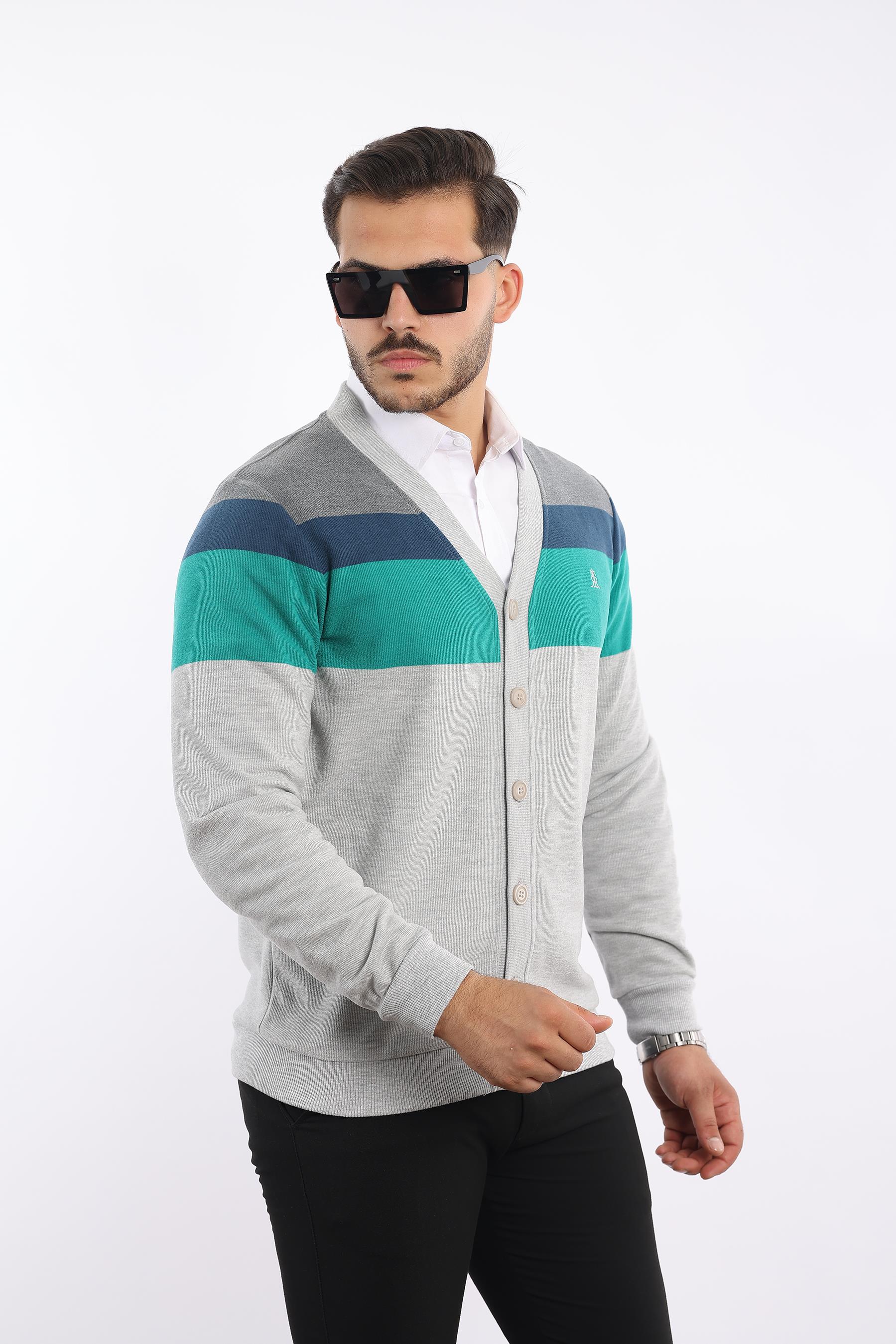 Triko Hırka Selanik Dokuma Düğmeli