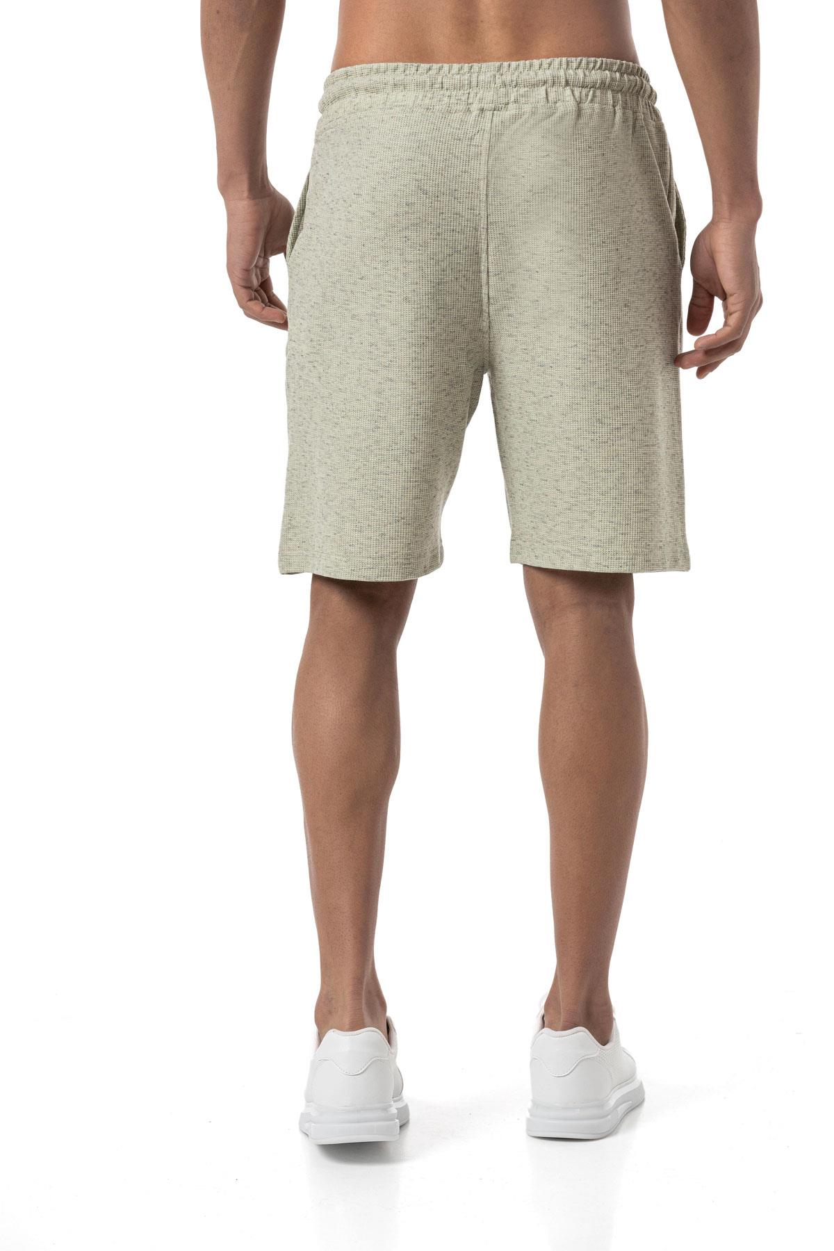 Büyük Beden Waffle Şort