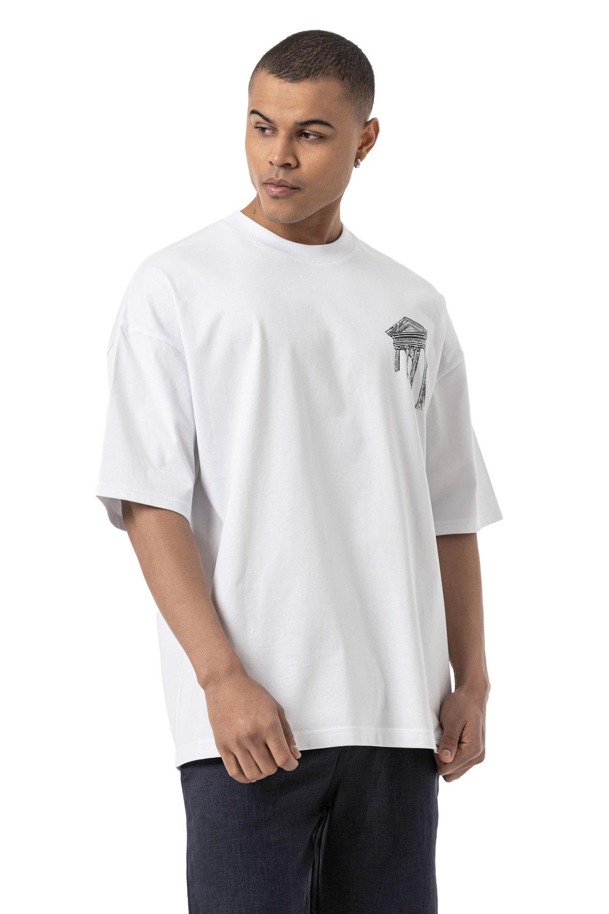 VENİ-VİDİ-VİCİ Baskılı Oversize T-Shirt