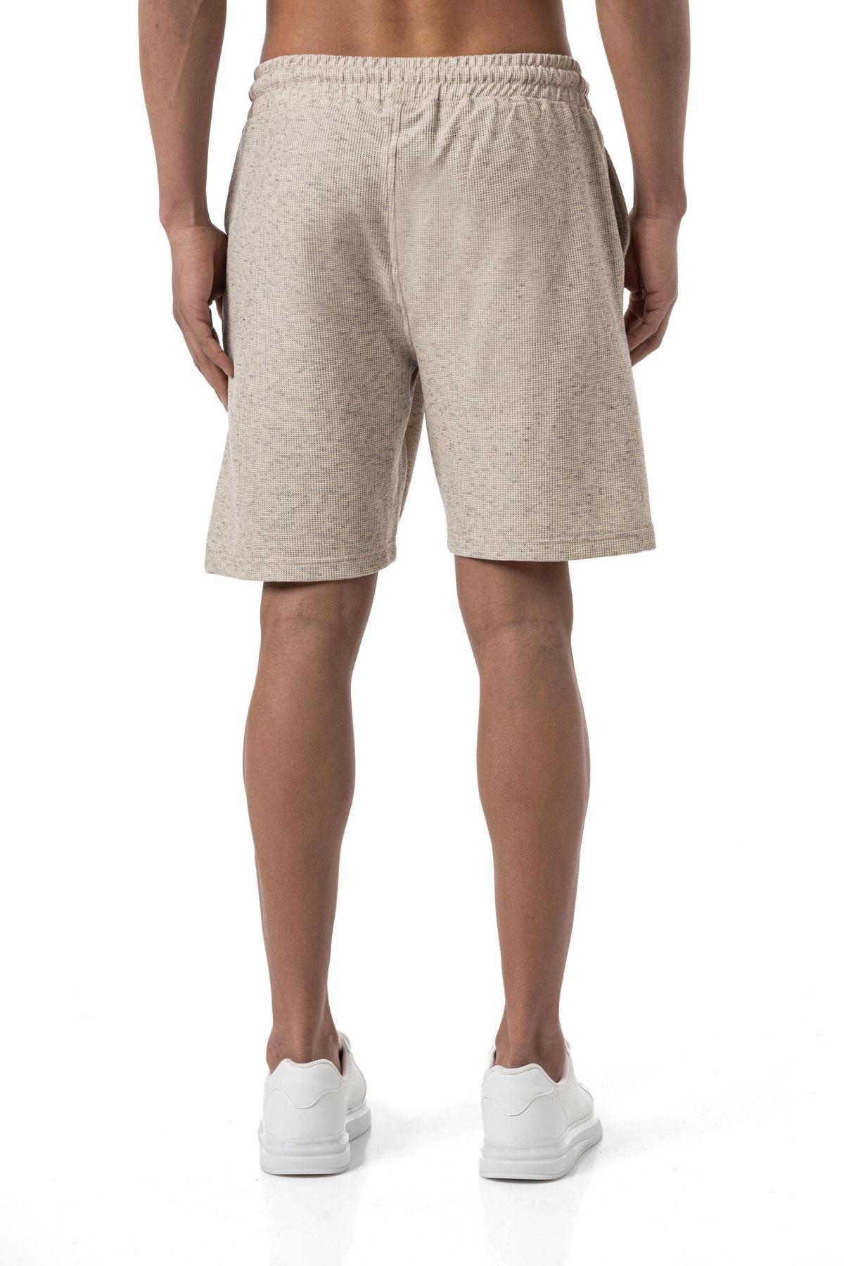 Büyük Beden Waffle Şort