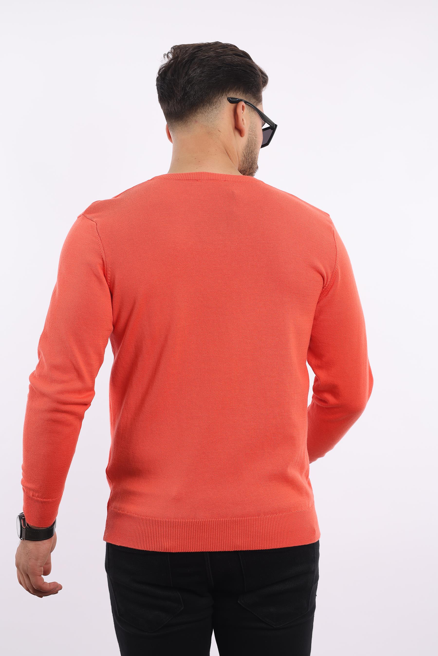 Premium Erkek V Yaka Triko — %100 Pamuk, Nefes Alan Konforlu Kazak