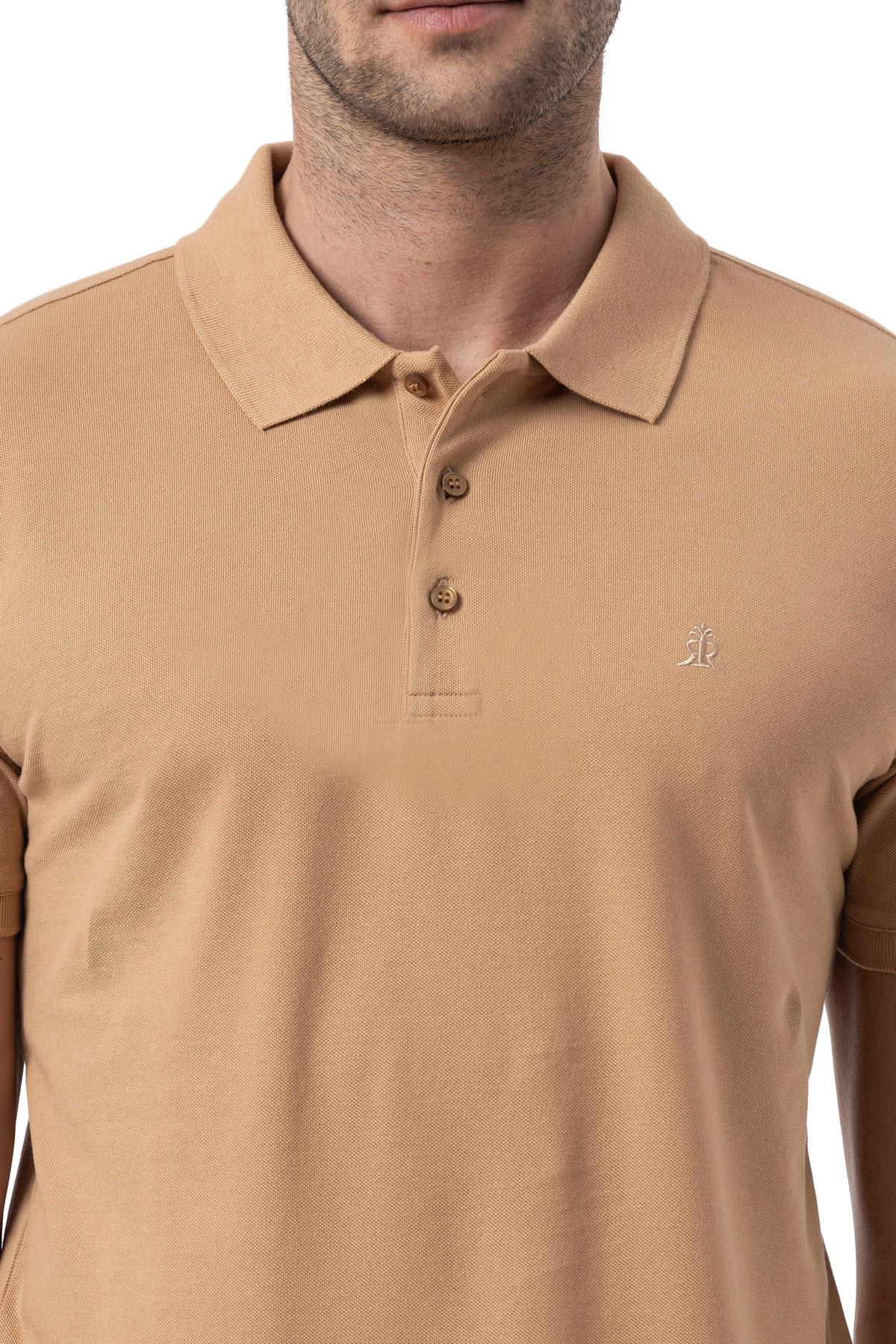 %100 Pamuklu Polo Yaka Tişört Premium PureFit
