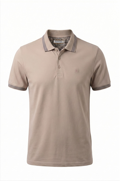 Erkek Likralı Esnek Fit Pike Polo