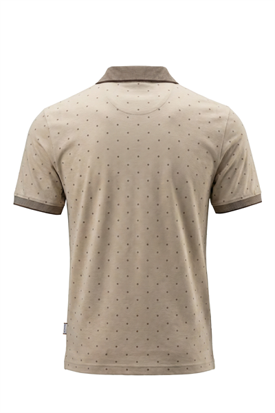 Erkek İnce Çizgi Detaylı İnterlok Polo