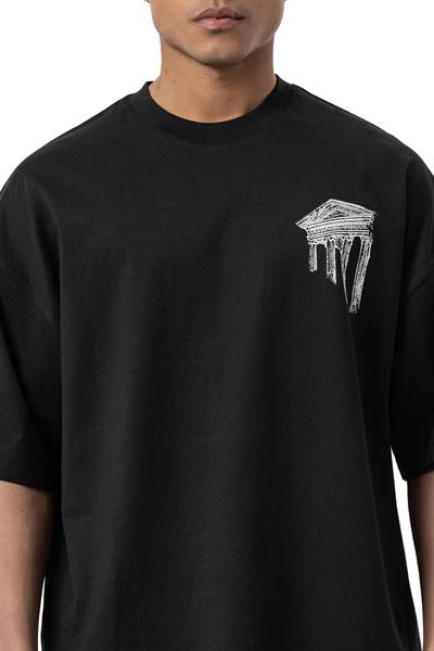 VENİ-VİDİ-VİCİ Baskılı Oversize T-Shirt