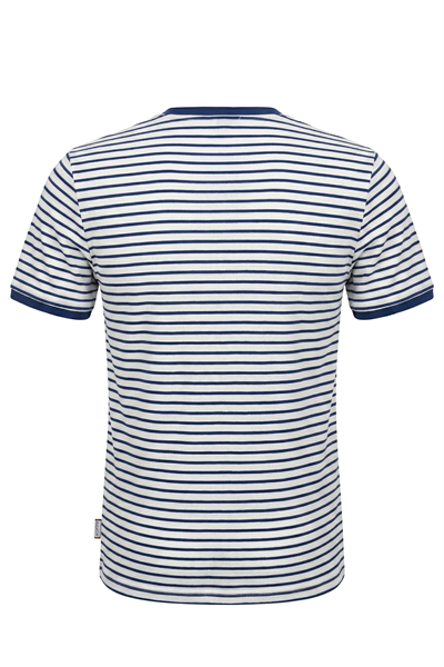 Erkek Waffle Çizgili Dokulu Tişört