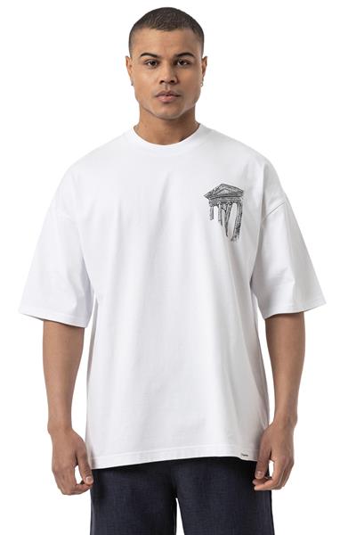 VENİ-VİDİ-VİCİ Baskılı Oversize T-Shirt