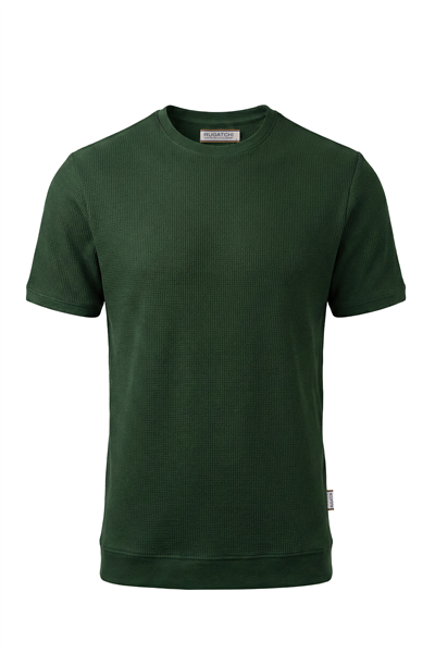 Erkek Waffle Dokulu Bisiklet Yaka Tişört