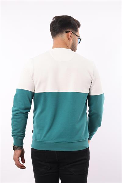 Battal 3 İplik Bisiklet Yaka Sweatshirt – Pamuk Viskon Regular Fit Rugatchi Exclusive