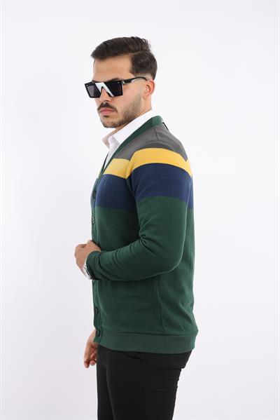 Triko Hırka Selanik Dokuma Düğmeli