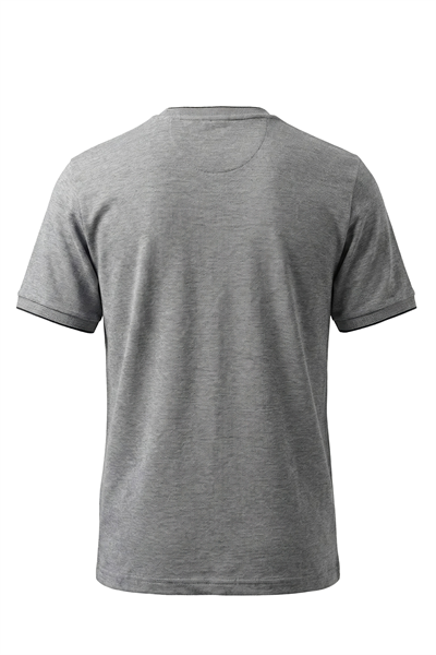 Erkek İnterlok Parlak Dokulu Bisiklet Yaka