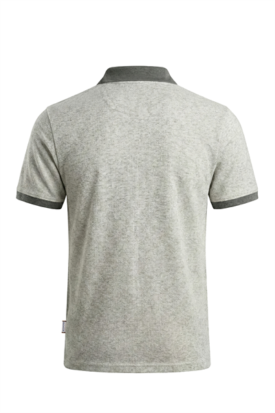 Erkek Waffle Renk Geçişli Özel Polo