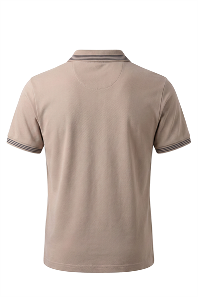 Erkek Likralı Esnek Fit Pike Polo