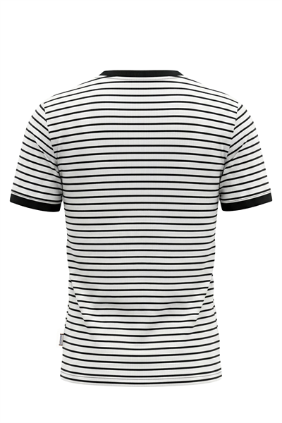 Erkek Waffle Çizgili Dokulu Tişört