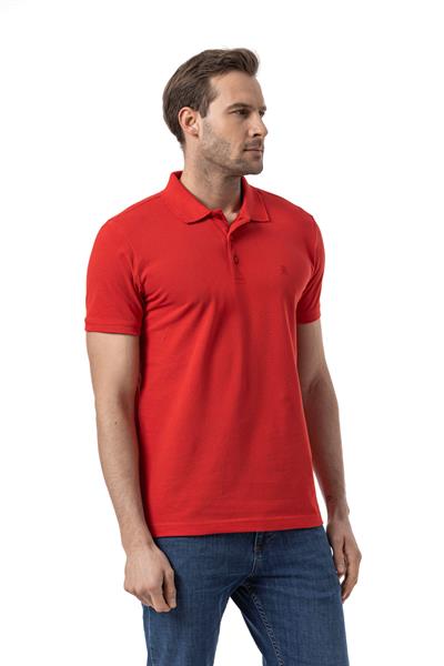 %100 Pamuklu Polo Yaka Tişört Premium PureFit
