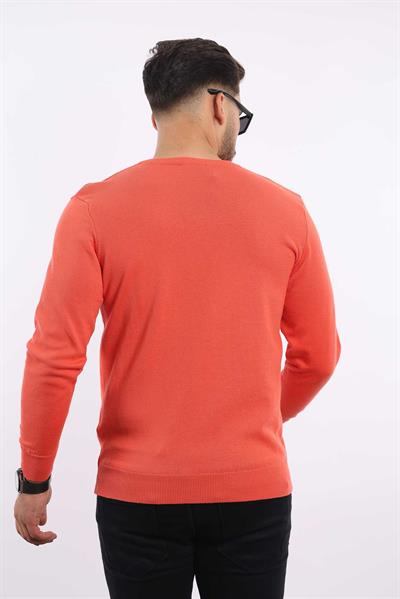 Premium Erkek V Yaka Triko — %100 Pamuk, Nefes Alan Konforlu Kazak