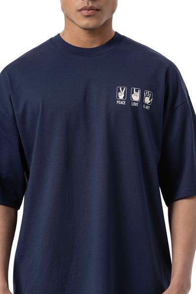 CONFISUON Baskılı Oversize T-Shirt
