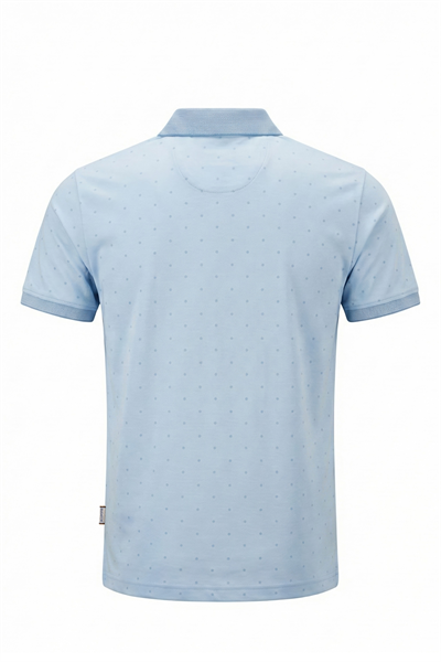 Erkek İnce Çizgi Detaylı İnterlok Polo