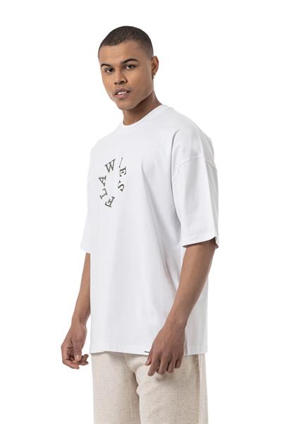 FLAWLESS Baskılı Oversize T-Shirt