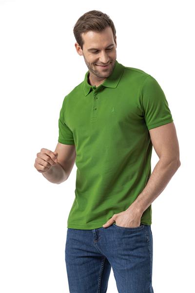 %100 Pamuklu Polo Yaka Tişört Premium PureFit