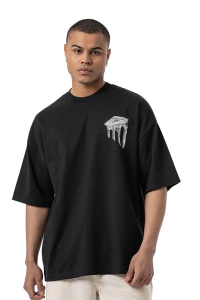 VENİ-VİDİ-VİCİ Baskılı Oversize T-Shirt