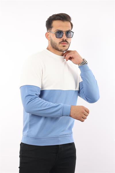 Battal 3 İplik Bisiklet Yaka Sweatshirt – Pamuk Viskon Regular Fit Rugatchi Exclusive