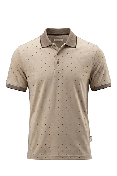 Erkek İnce Çizgi Detaylı İnterlok Polo