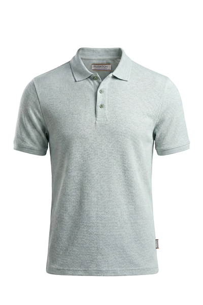 Erkek Waffle Melanj Görünümlü Polo