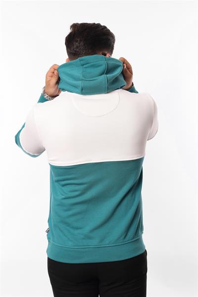 3 İplik Kapüşonlu Kanguru Cepli Sweatshirt – Pamuk Viskon Regular Fit Rugatchi Exclusive