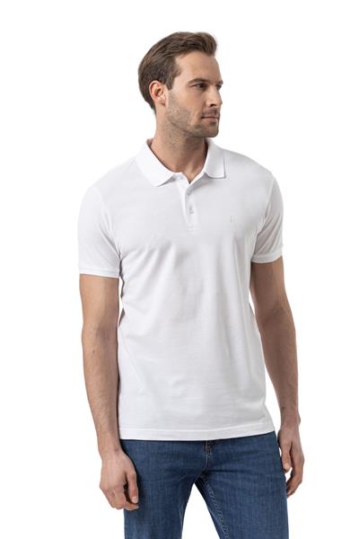 %100 Pamuklu Polo Yaka Tişört Premium PureFit