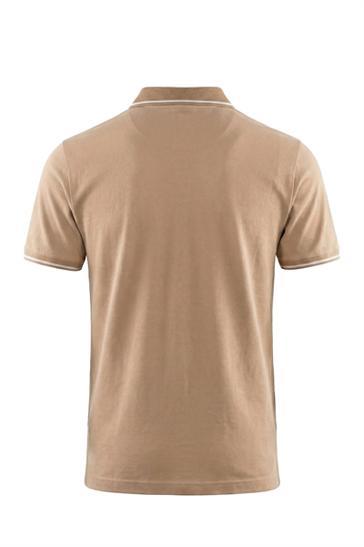 Erkek Tam Esnek Likralı Polo Tişört