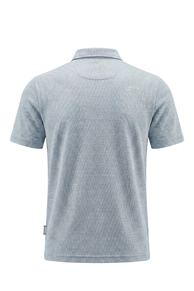 Erkek Viskon Karışımlı Gömlek Yaka Tişört