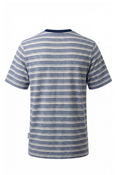 Erkek İnce Çizgili Mevsimlik Tişört