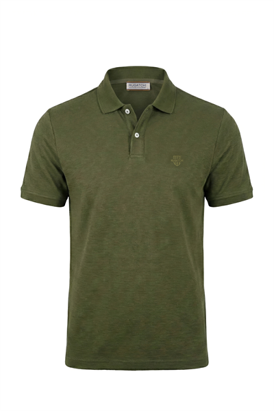 Erkek Fitilli (Ottoman) Örgü Polo Tişört