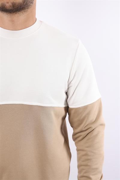 Battal 3 İplik Bisiklet Yaka Sweatshirt – Pamuk Viskon Regular Fit Rugatchi Exclusive