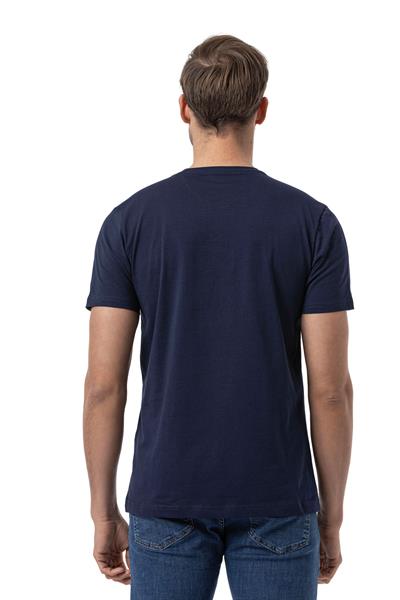 Baskılı Bisiklet Yaka T-Shirt