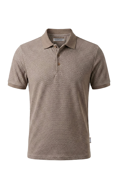 Erkek Waffle Melanj Görünümlü Polo