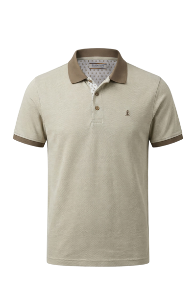 Erkek İnterlok İpeksi Dokulu Polo Tişört