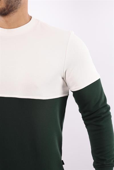 Battal 3 İplik Bisiklet Yaka Sweatshirt – Pamuk Viskon Regular Fit Rugatchi Exclusive