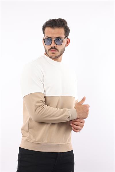 3 İplik Bisiklet Yaka Sweatshirt – Pamuk Viskon Regular Fit Rugatchi Exclusive