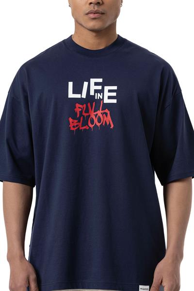 LIFE IN Baskılı Oversize T-Shirt