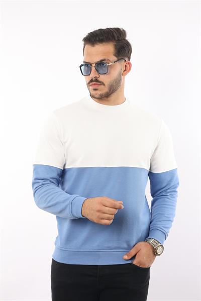 Battal 3 İplik Bisiklet Yaka Sweatshirt – Pamuk Viskon Regular Fit Rugatchi Exclusive