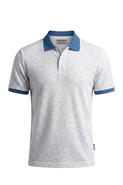 Erkek Waffle Renk Geçişli Özel Polo