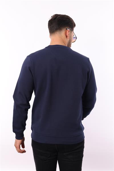 Rugatchi Şardonlu Pike Sweatshirt – %70 Pamuk %30 Viskoz Bisiklet Yaka