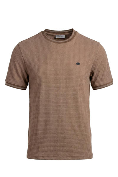 Erkek Poly-Viskon Desenli Tişört