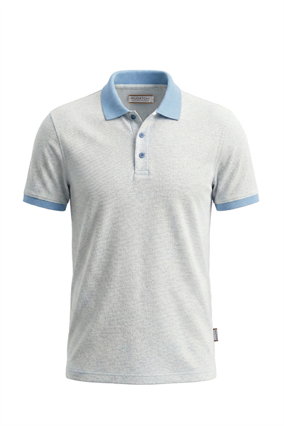 Erkek Waffle Renk Geçişli Özel Polo
