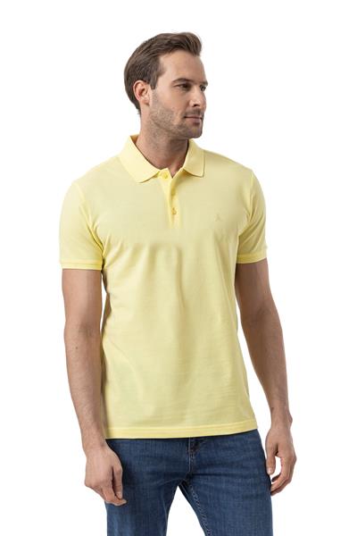 %100 Pamuklu Polo Yaka Tişört Premium PureFit