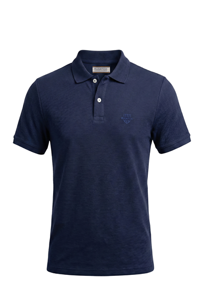 Erkek Fitilli (Ottoman) Örgü Polo Tişört