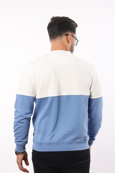 3 İplik Bisiklet Yaka Sweatshirt – Pamuk Viskon Regular Fit Rugatchi Exclusive
